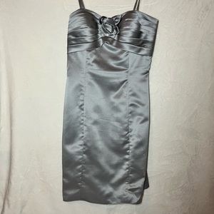 Women dress - Gray metallic